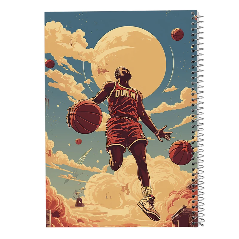 دفتر ژورنال نویسی 50 برگ مدوپد مدل نقطه ای طرح Slam Dunk کد DF2774