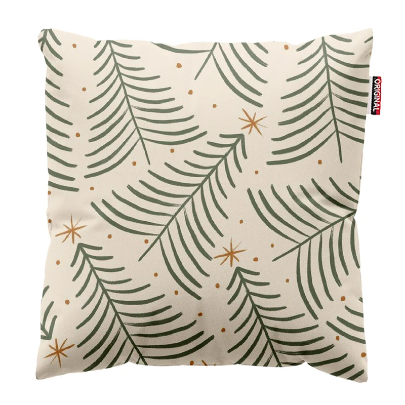 کوسن پاد آفرین مدل مینیمال طرح کاج کد PK402946 سایز 40*40 سانتی متر