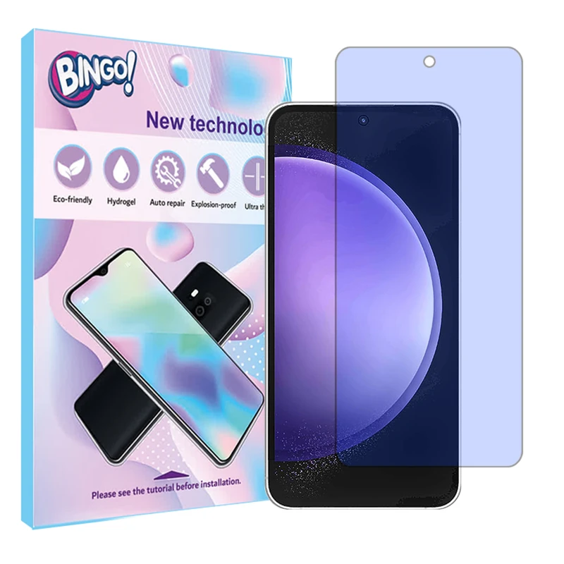 محافظ صفحه نمایش آنتی بلو بینگو مدل Tough مناسب برای گوشی موبایل سامسونگ Galaxy S23 FE 