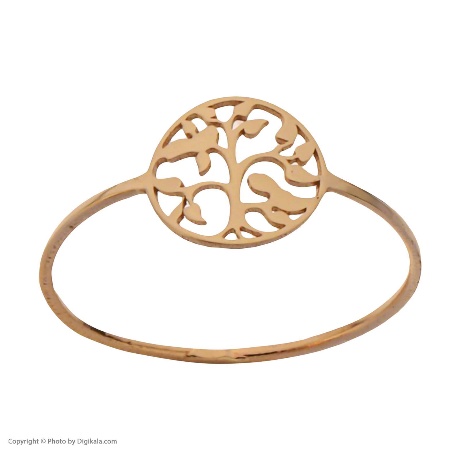 انگشتر طلا 18 عیار زنانه مایا ماهک مدل MR0778 سایز 55 -  - 2