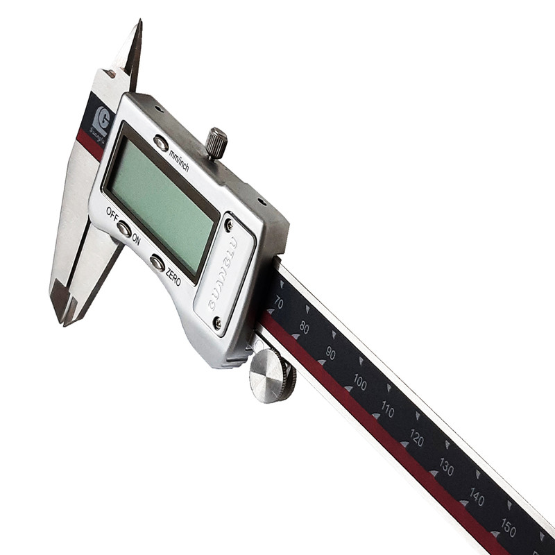 کولیس دیجیتال گوانگلو مدل AT - 015017 گستره 150-0 میلی متر کولیس دیجیتال گوانگلو مدل AT - 015017 گستره 150-0 میلی متر