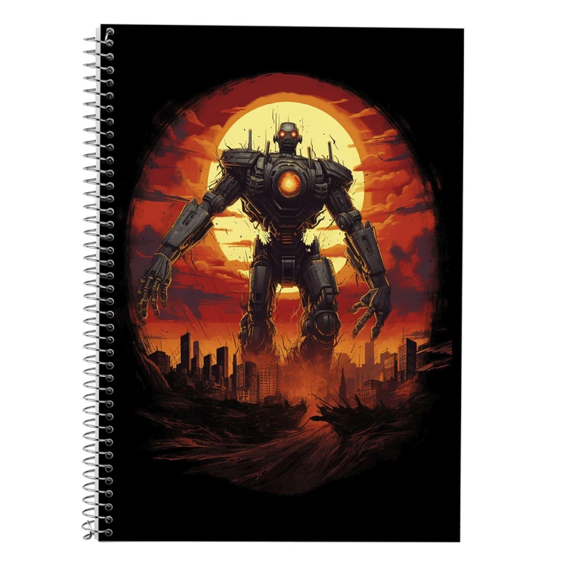 دفتر زبان 50 برگ مدوپد مدل سه خط طرح تایتان Titan کد DF11920