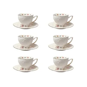 سرویس قهوه خوری 12 پارچه 6 نفره شاهین مدل dantella b