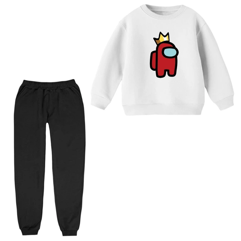 ست سویشرت و شلوار راحتی بچگانه مدل امانگ آس  