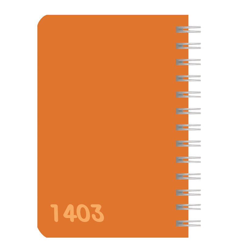 قیمت و خرید تقویم جیبی سال 1403 طرح color مدل طلقی