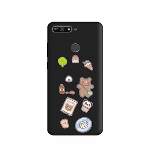 کاور طرح خرس شکلاتی کد m3969 مناسب برای گوشی موبایل هوآوی Y6 Prime 2018