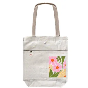 ساک دستی مدل گل های پاستیل