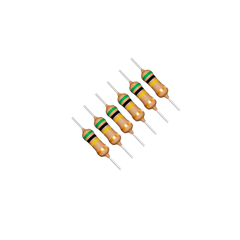 قیمت و خرید مقاومت 500 کیلو اهم 1/4 وات مدل 500K1/4W بسته 100 عددی