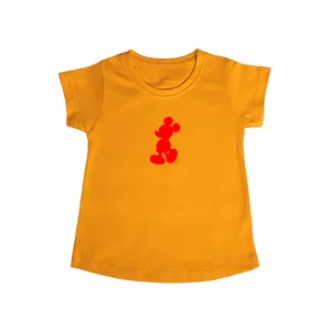 تی شرت آستین کوتاه دخترانه مدل میکی موس RE.d