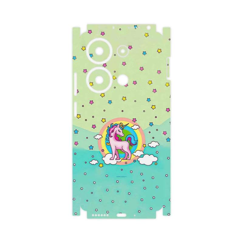 برچسب پوششی ماهوت مدل Rainbow unicorn adventure-FullSkin مناسب برای گوشی موبایل شیائومی Redmi Note 13 Pro 4G