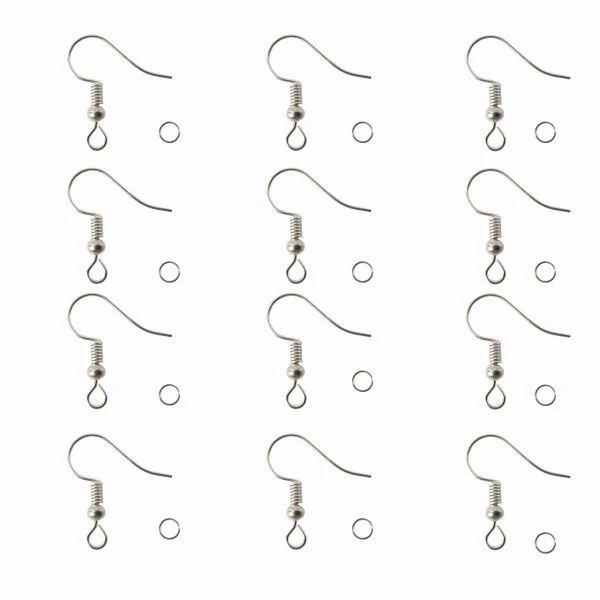 پایه گوشواره و حلقه کد noq-24 مجموعه 24 عددی