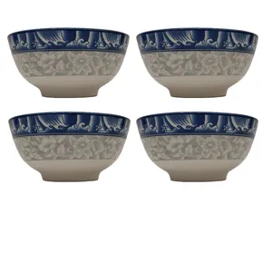 کاسه مدل چینی آبگوشت خوری مجموعه 4 عددی