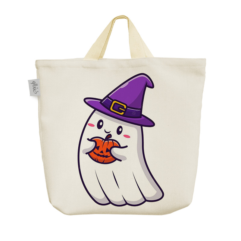 ساک خرید خندالو مدل هالووین Halloween کد 3513