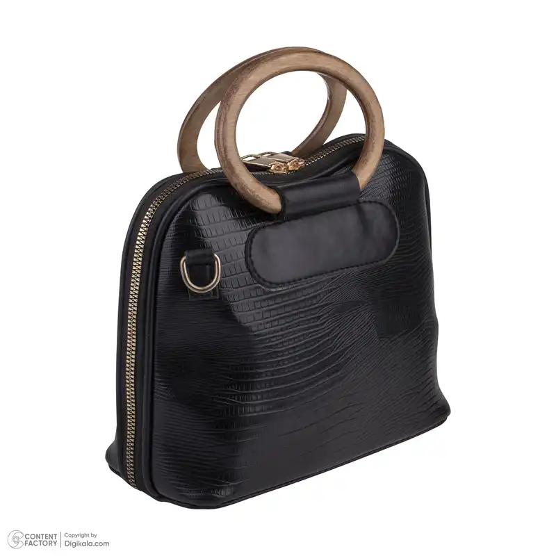 کیف دستی زنانه مدل دسته چوبی