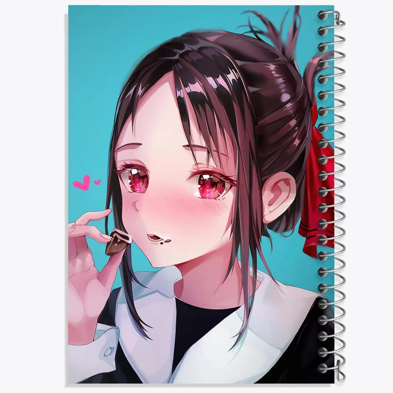 دفتر ژورنال نویسی 50 برگ خندالو مدل نقطه ای طرح کاگویا شینومیا انیمه کاگویا ساما کد 16005