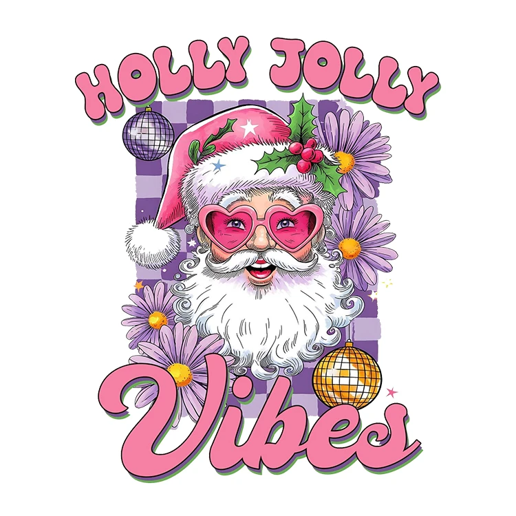 استیکر پارچه و لباس پاد آفرین مدل کریسمس بابانوئل کاج گوزن آدم برفی کد S3090