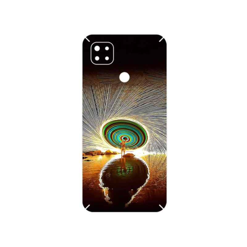 برچسب پوششی ماهوت مدل Night Light Fountain مناسب برای گوشی موبایل شیائومی Redmi 9 Activ