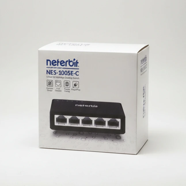 عکس شماره 2 : سوئیچ 5 پورت نتربیت مدل neterbit nes-1005e-c