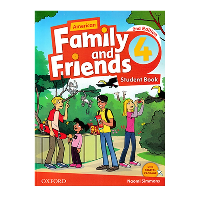 کتاب American Family and Friends 2nd 4 اثر Naomi Simmons انتشارات OXFORD