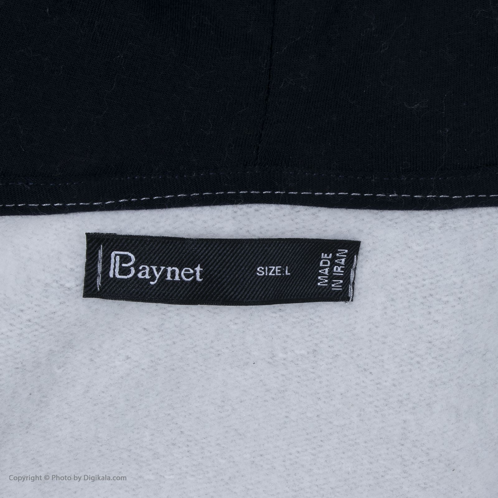 هودی مردانه باینت کد 606-14 رنگ طوسی -  - 5