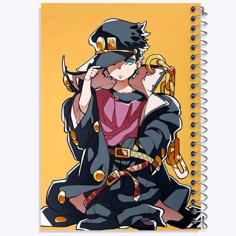 دفتر مشق 100 برگ خندالو طرح چیبی جوتارو انیمه جوجو Jojo کد 11543