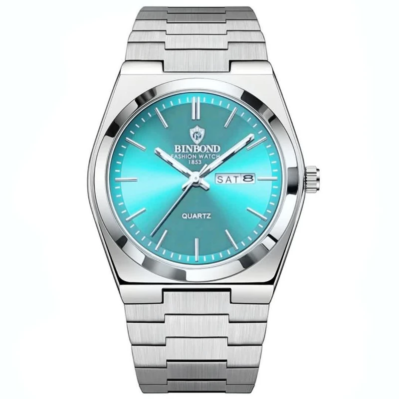 ساعت مچی عقربه‌ای کوارتز زنانه بین باند مدل قفل مخفی 1853 کد 009