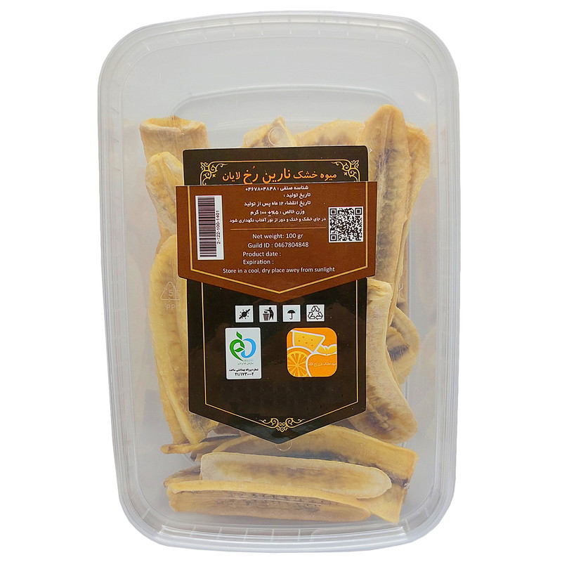 میوه خشک موز نارین رخ - 100 گرم