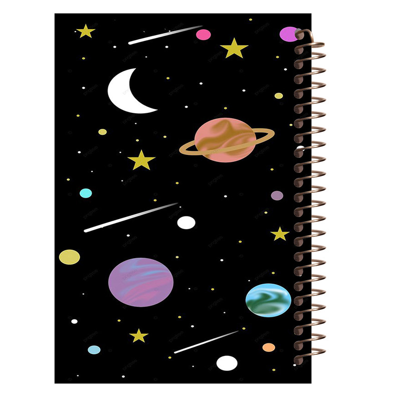 دفتر نقاشی طرح کهکشان کد B225