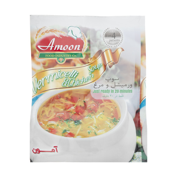 سوپ ورمیشل و مرغ آمون - 65 گرم  