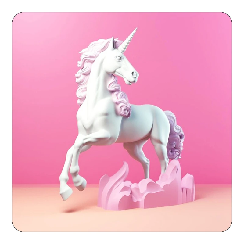 مگنت کاکتی طرح اسب تک شاخ و یونیکورن مدل mp29084