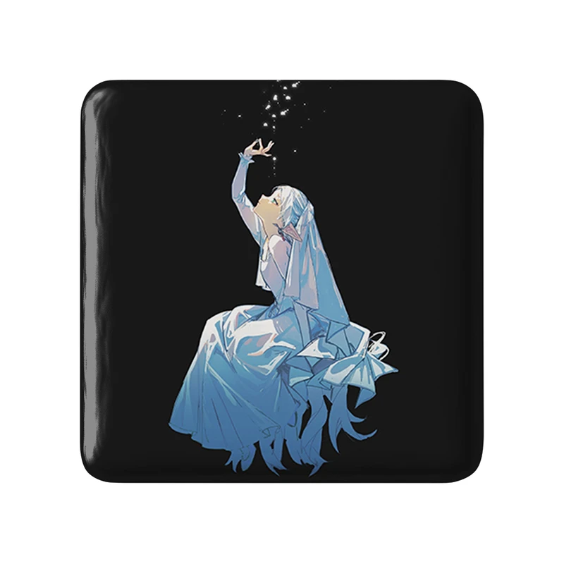 مگنت خندالو طرح انیمه فریرن (Frieren) مدل مربعی کد 33937