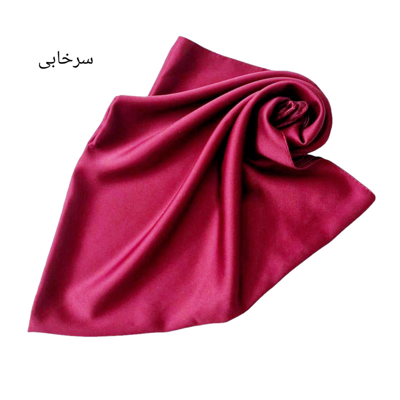روسری زنانه مدل ساتن ابریشم دست دوز