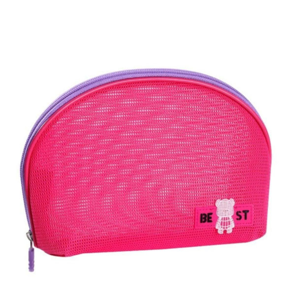 کیف لوازم آرایش زنانه مدل نیم گرد