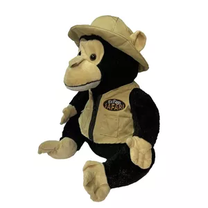 عروسک طرح میمون گوریل مدل SAFARI کد SZ10/666 ارتفاع 42 سانتی‌متر