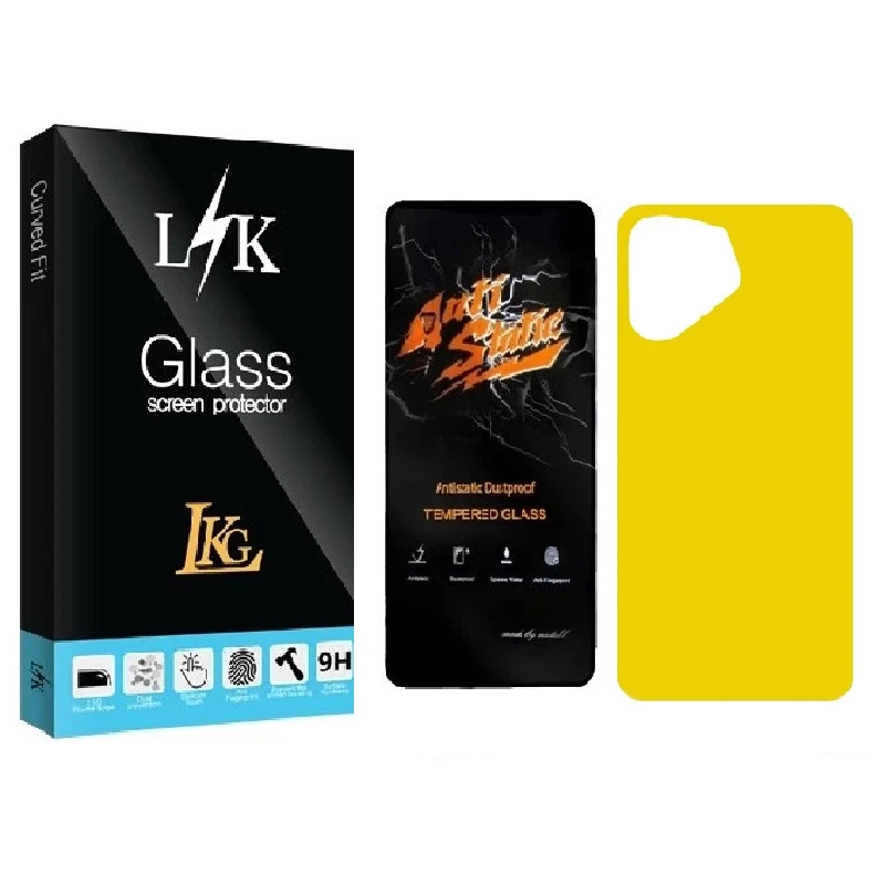 محافظ صفحه نمایش ال کا جی مدل LKK Antistatic مناسب برای گوشی موبایل شیائومی  REDMI 12 4G/5G به همراه محافظ پشت گوشی 