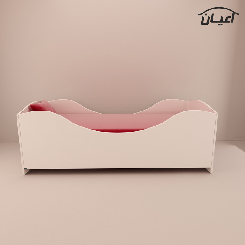 تخت خواب یکنفره اعیان مدل FH656 سایز 90x200 سانتی متر