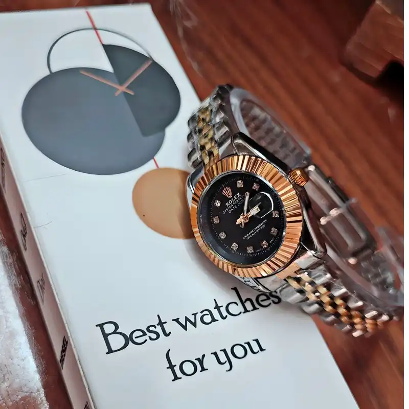 ساعت مچی عقربه ای زنانه  مدل دیت جاست_rz_z02