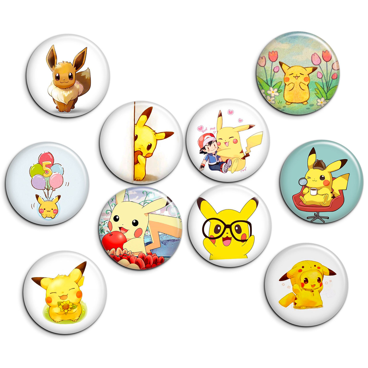 پیکسل پرمانه طرح pokemon کد pmg.5616 مجموعه 10 عددی