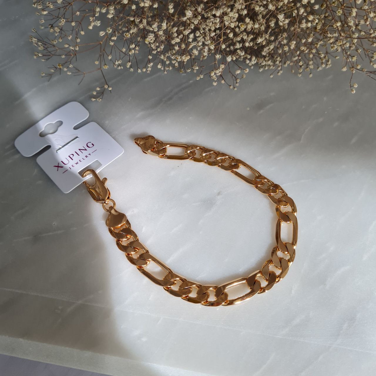 دستبند ژوپینگ مدل زنجیری فیگارو دستبند ژوپینگ مدل زنجیری فیگارو