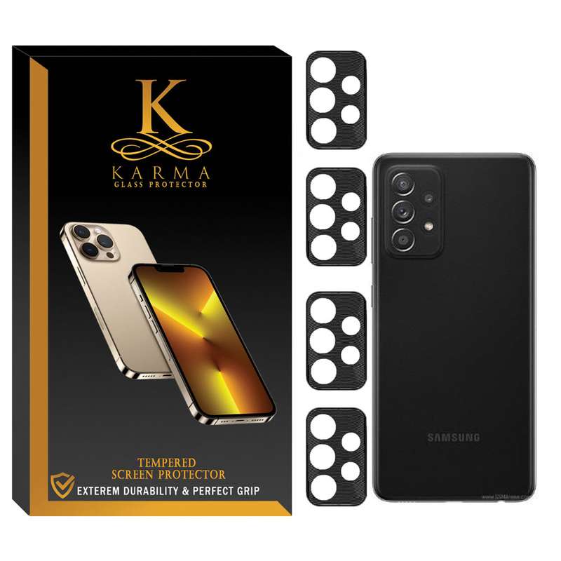 محافظ لنز دوربین کارما مدل KA/Flz11 مناسب برای گوشی موبایل سامسونگ Galaxy A23 بسته چهار عددی