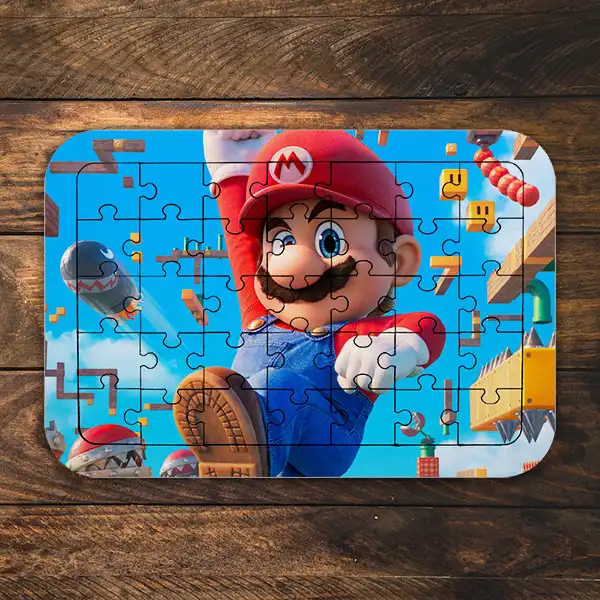 پازل 35 تکه طرح انیمیشن برادران سوپر ماریو کد NI2358