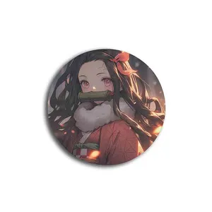 زیر لیوانی مدل انیمه شیطان کش نزوکو کیوت کد Demon Slayer 087