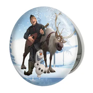 آینه جیبی خندالو طرح فروزن السا و آنا مدل تاشو کد 24785 