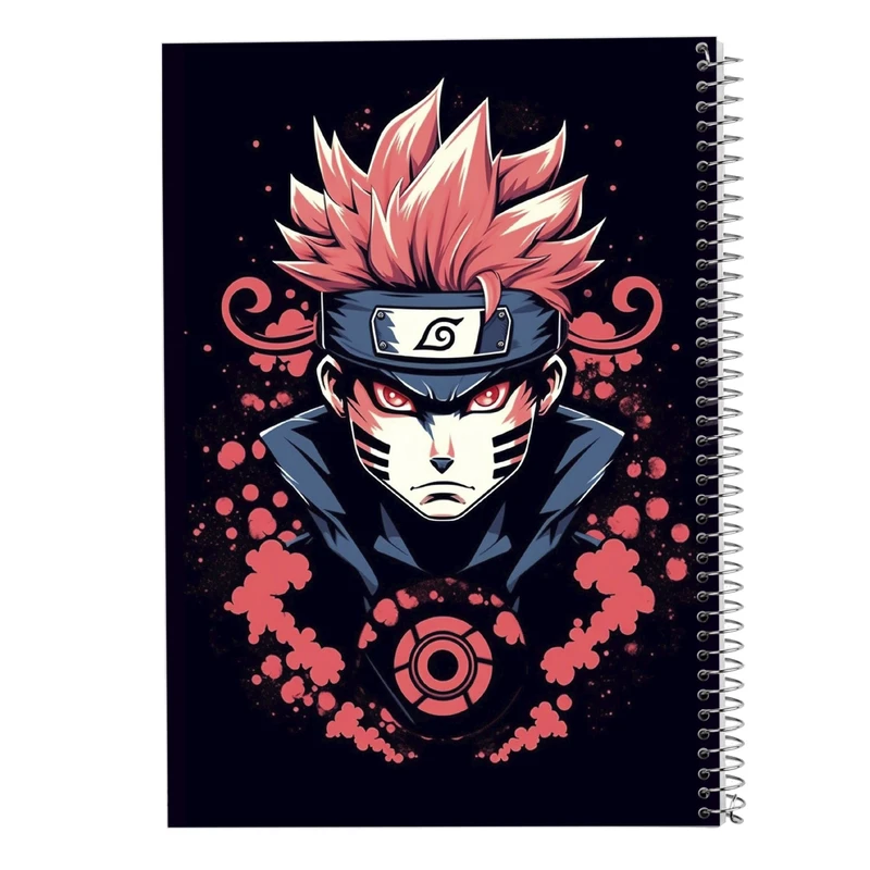 دفتر ژورنال نویسی 50 برگ مدوپد مدل نقطه ای طرح نارتو narto کد DF10566