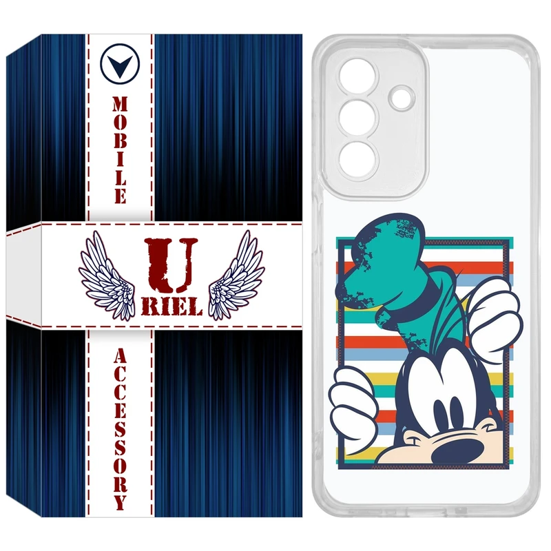 کاور یوریل مدل Clear کد 2 طرح سگ مناسب برای گوشی موبایل سامسونگ Galaxy A36