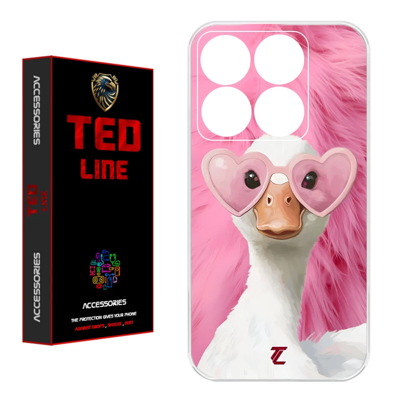 کاور تدلاین طرح اردک کد 1166 مناسب برای گوشی موبایل شیائومی Mi 14T / 14T Pro