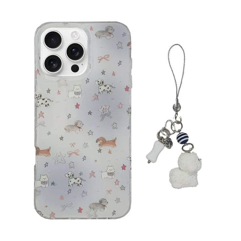 کاور مدل پاپی مناسب برای گوشی موبایل اپل iPhone 16 Pro Max به همراه بنداویز