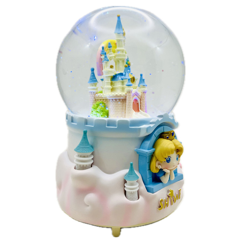 گوی موزیکال مدل  پمپی Shine طرح پرنسس قلعه کد PB1394