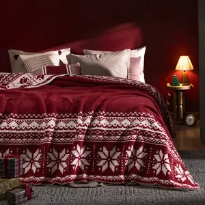 پتو 2 نفر مادام کوکو مدل Caumel Jakar سایز 220x200 سانتی‌متر