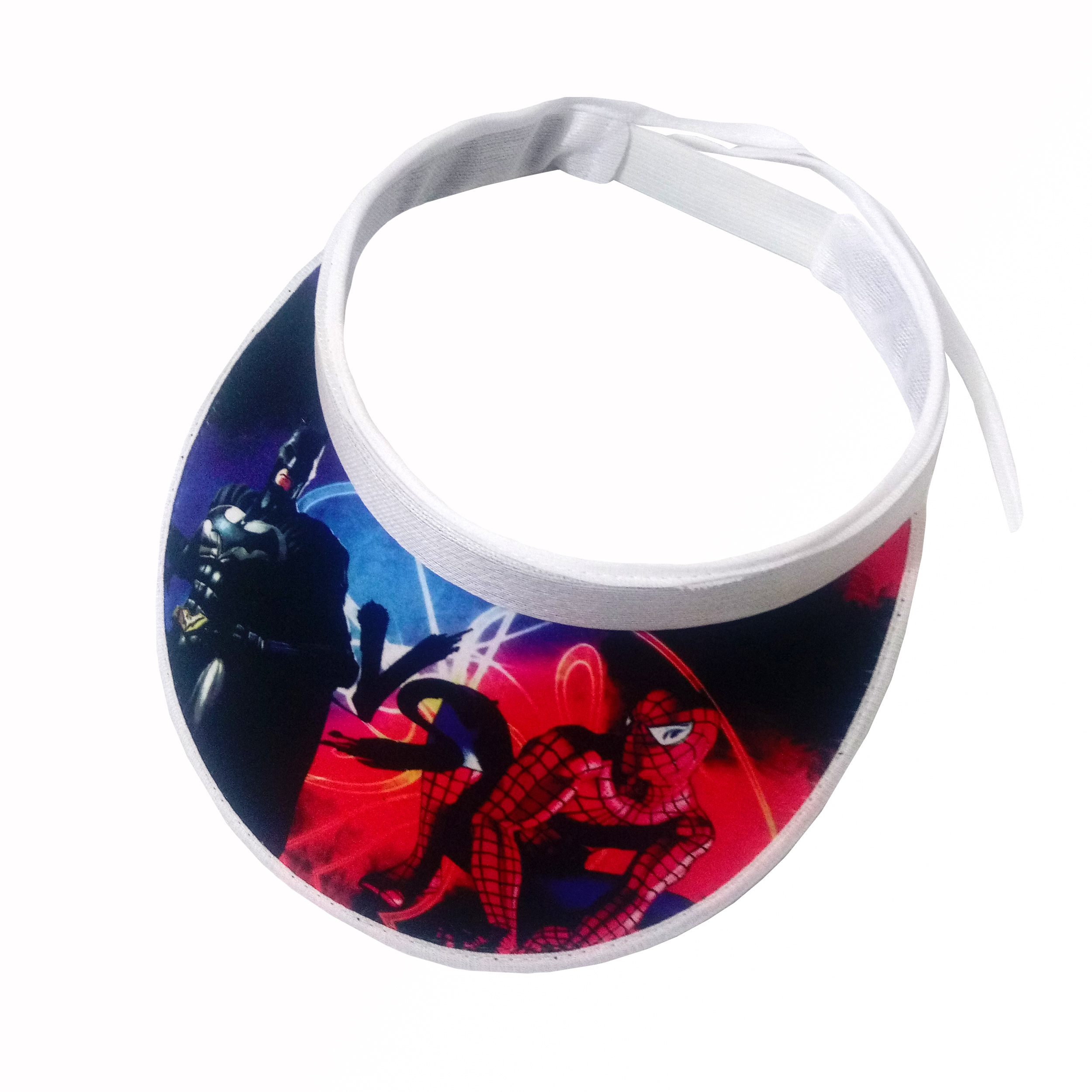 کلاه آفتابگیر بچگانه مدل مردعنکبوتی و سوپرمن کد a55